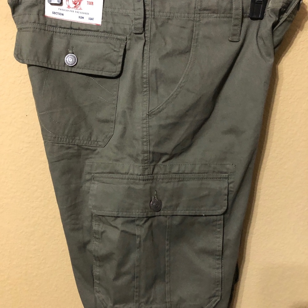 True Religion Utility Cargo Shorts Men's Size 33